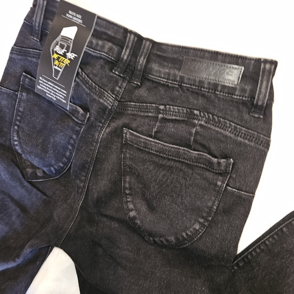 NWT Black Jegging Pants Women's Juniors Size 1 Blue Age NEW